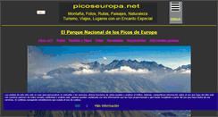 Desktop Screenshot of picoseuropa.net